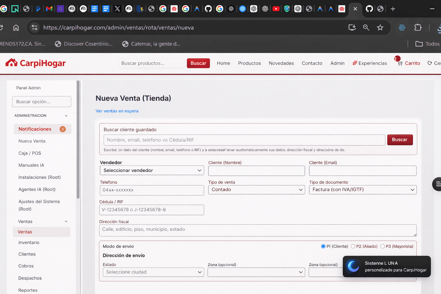 Una plataforma para vender, operar y escalar con control real