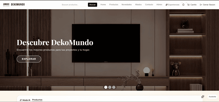 DekoMundo — Tienda Inteligente